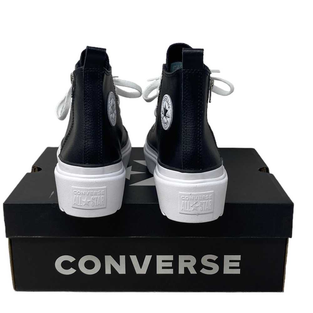 Converse Chuck Taylor Lugged Lift Platform Leather Casual Shoe Kid Women A05540C - Picture 6 of 10